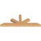 Ekena Millwork Saratoga Smooth Timber Gable Bracket, Western Red Cedar, 84"W x 31"H x 5 1/2"D x 5 1/2"F, 9/12 Pitch GBW084X31X0606SAR00SWR - alternate 5